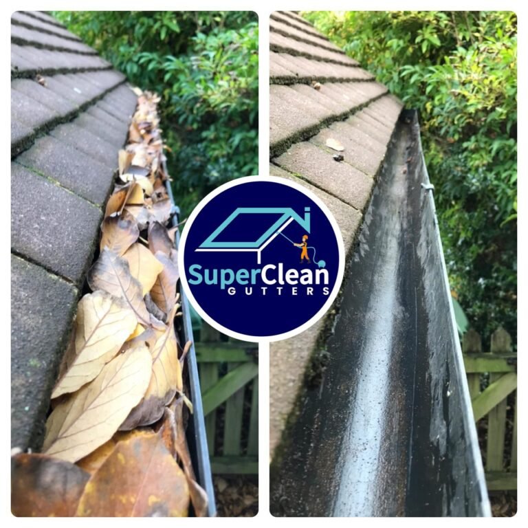 Gutter and exterior cleaning job completed by SuperClean Gutters in Surrey