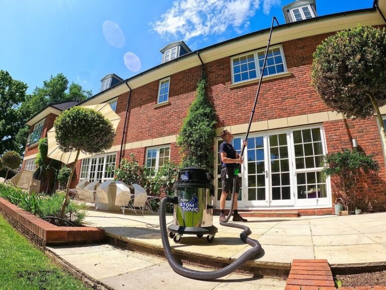 Gutter and exterior cleaning job completed by SuperClean Gutters in Surrey